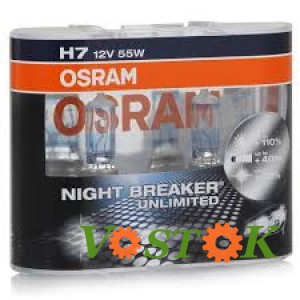Лампа H7 12V 55W PX26d NBU Plus+110% unlimited Hard Duopet (2 шт)